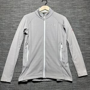The North Face Sweatshirt Women's M Gray Full Zip Summit Series Polartec